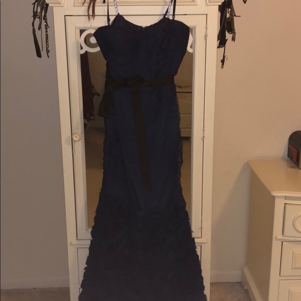Mermaid Navy Blue Gown